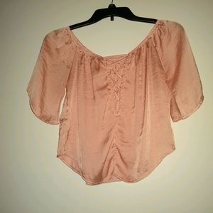 Pink Silky Blouse
